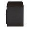 Baxton Studio Margaret Dark Brown Wood 2-Door Shoe Cabinet with Faux Leather Bench 120-6475 - alternate 5